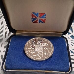 New Zealand ONE DOLLAR COMMONWEALTH GAMES COIN
